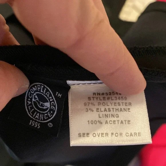 Black strapless dress with pink bow by Laundry by Shell Segal Size 8 - Picture 6 of 6